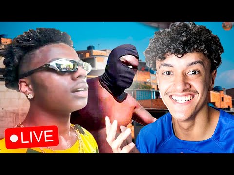 INVADIU UMA FAVELA AO VIVO (ishowspeed)