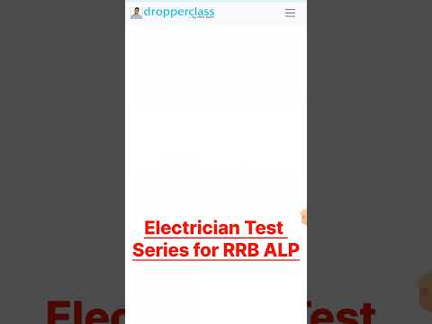 Electrician Trade Test Series for RRB ALP CBT 2 Part B  #rrbalp #locopilot #rrbalpcbt