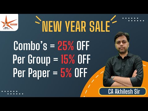 NEW YEAR SALE IS LIVE NOW!! || Get Mega Off's on Both Groups, Per Group & Per Paper ||