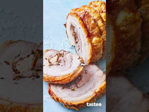 How to make the BEST crispy porchetta in the air fryer!