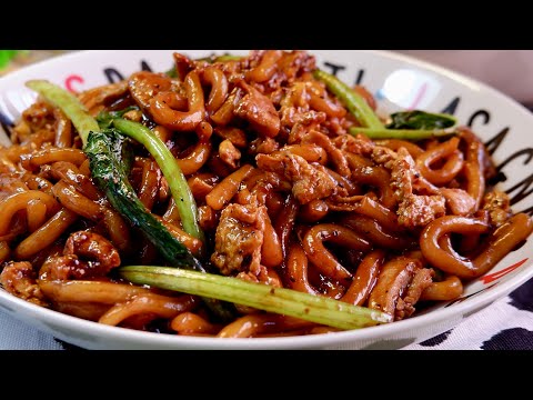 You'll LOVE this 15-Min Black Pepper Chicken Udon 黑椒乌冬鸡面 Chinese Oyster Sauce Noodle Stir Fry Recipe