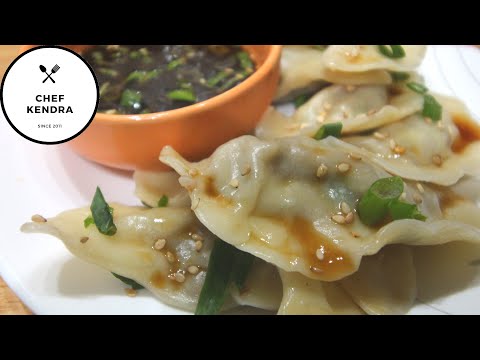 Pork and Scallion Dumplings with Dipping Sauce!