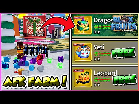 How To Get Free Dragon Rework,Yeti Fruit While AFK'ING In Blox Fruits Update 24