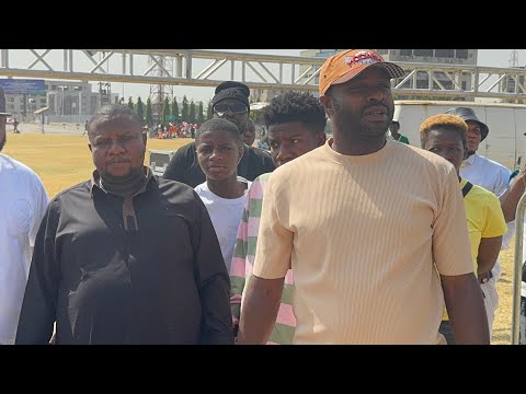 FEMI ADEBAYO AND T-PUMPY CEO INSPECT VENUE FOR ABUJA CHRISTMAS CONCERT