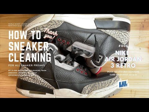 【スニーカークリーニング】NIKE AIR JORDAN 3 RETRO【How To Cleaning】