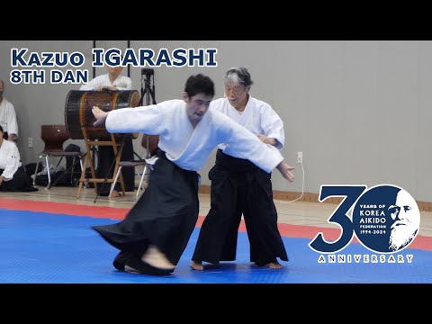 Kazuo IGARASHI 8th dan - Korea Aikido Federation 30th Anniversary