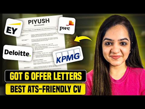 Best ATS-Friendly Resume For Freshers & Experienced Professionals | CV That Will Get You Shortlisted