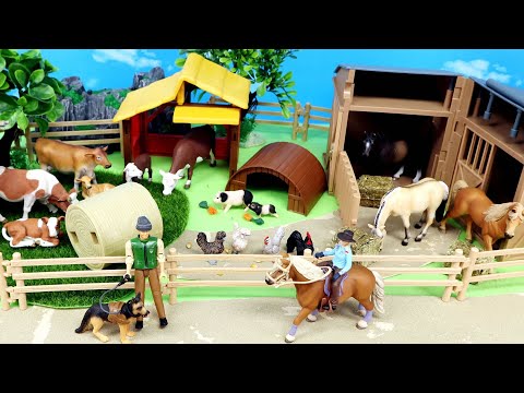 Country Farm for Animal Figurines