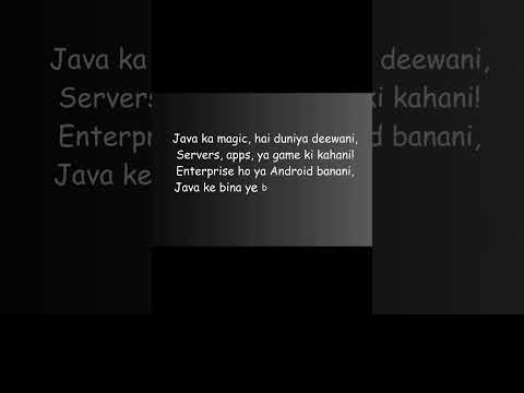 Java explained in Hindi Rap