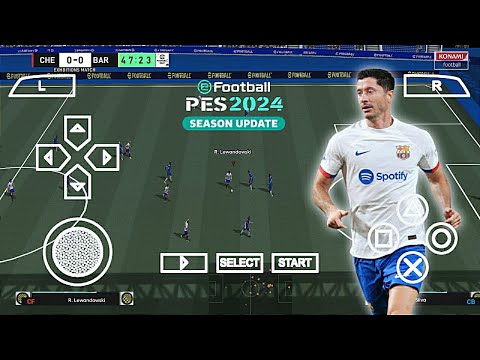 eFootball PES 2024 PPSSPP Camera PS5 New Update Minikits 24 Away Lastest Transfer Best Graphics