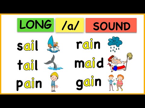 LONG /a/ SOUND WORDS for (Kinder, Grade 1 & 2)