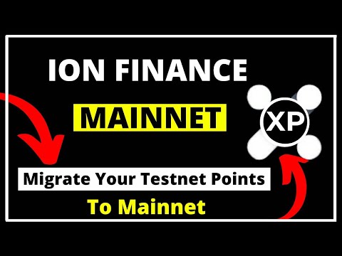 ION Finance Mainnet || How To Migrate Your Testnet Point To Mainnet || ION Finance Airdrop