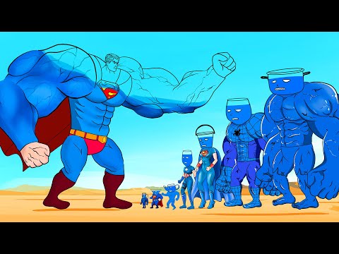 Evolution Of SUPERMAN Vs Evolution Of MONSTER RADIATION : Returning From The Dead SECRET - FUNNY #2