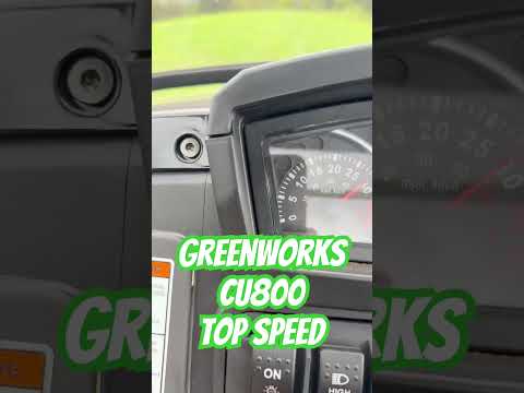 Greenworks CU800 Electric UTV top speed! #ozziereviews #greenworks #utv #atv #electricvehicle #farm