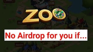 Zoo Airdrop: You're About To Lose All