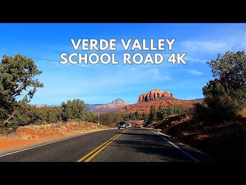 Verde Valley School Road | Sedona Arizona 4K Driving Tour