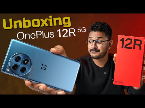 OnePlus 12R unboxing in ಕನ್ನಡ⚡SD 8 Gen 2, 120Hz LTPO  Display, 50MP Camera, 5500mAh/100W