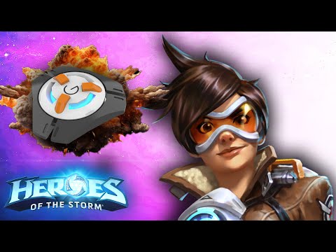 Tracer's Explosive Parting Gift Display! | Heroes of the Storm (Hots) Tracer Gameplay