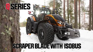 Valtra Unlimited | Vuomet scraper blade with ISOBUS