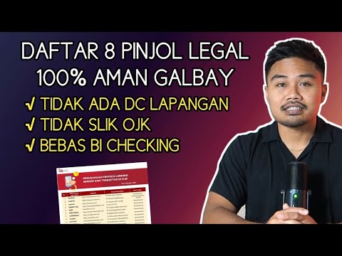 Daftar 8 Pinjol Legal 100% Aman Galbay‼️Tidak Ada DC Lapangan, Tidak Slik OJK, Bebas BI Checking