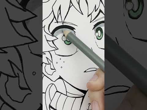 Drawing Midoriya Izuku/deku🍃 -  My hero academia || Part 1