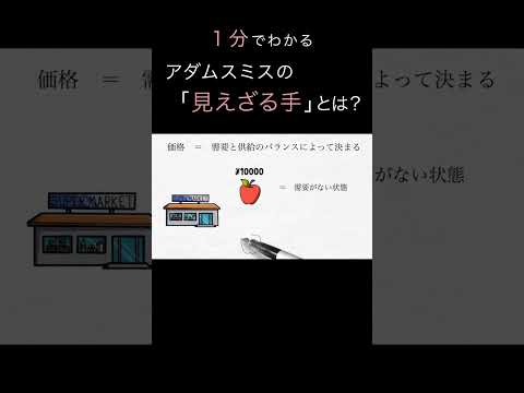 アダムスミスの「見えざる手」とは？（経済学入門）#shorts