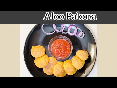 Aloo pakora recipe | How to make Crispy and tasty potato pakoda | easy potato snack | Salty bite |