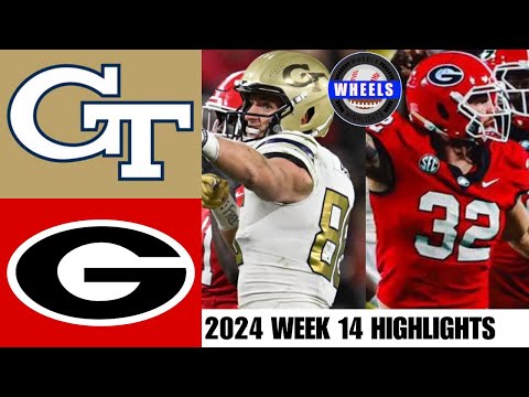 #7 Georgia vs Georgia Tech (MUST WATCH, AMAZING GAME!) | 2024 College Football Highlights