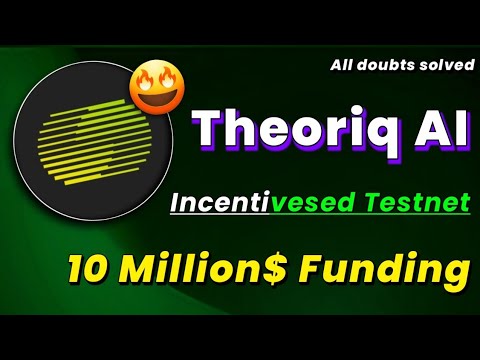 😱0$ Investment 100% Profit | Theoriq AI Incentivized Testnet Airdrop Live!