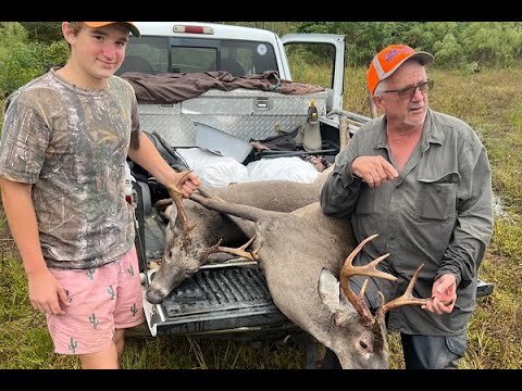 Deer Dog Drive 10/14/2023 Two 8 Point Swamp Bucks Down