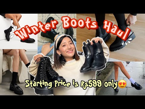 Starting Price is *Rs599* only😍Pinterest Inspired🫶Affordable & Stylish Amazon Finds💋Winter Boots❤️