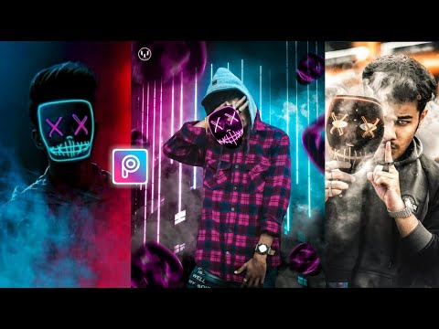 PicsArt 3D Fly Neon Hacker Mask Photo Editing Tutorial || PicsArt Viral Photo Editing || MITU EDITZ