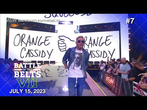 Orange Cassidy entrance as AEW International Champion: AEW Battle Of The Belts VII, July 15, 2023