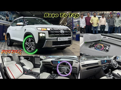 new creta base to top modified | new creta modified | creta modification 2024 | creta 2024 modified