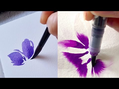 Amazing drawing with watercolour and Acrylic The best Art video