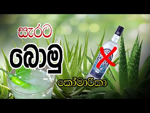 සැරට බොමු කෝමාරිකා | Aloe Vera Drink | Ataya