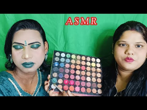 ASMR~ Doing My Elder Bro Australia Club Dancing Party Makeup (Tingle's) @asmrsangi7044 🌹💋💐