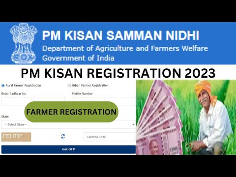 PM Kisan Yojana Apply Online  New 2023/Kisan Samman Nidhi Apply Online/PM Kisan Land Registration ID