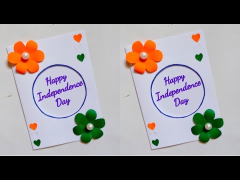 {last minute}tricolour handmade card making/independence day card idea 2022/15th august special card