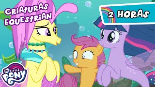 Descubre las criaturas de Equestria🐉🦓🧜‍♀️ | 2 Horas | My Little Pony 🦄 La magia de la amistad