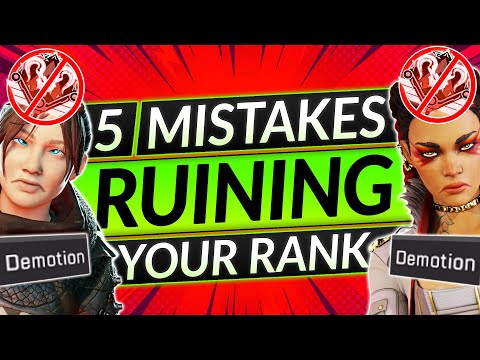 Top 5 MISTAKES That Are GETTING YOU KILLED - FAST AND EASY TIPS - Apex Legends Guide