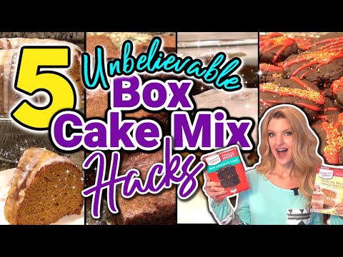 5 Brilliant BOX CAKE MIX RECIPES You MUST TRY! | Mouth-Watering CAKE MIX HACKS You DON'T WANNA MISS!