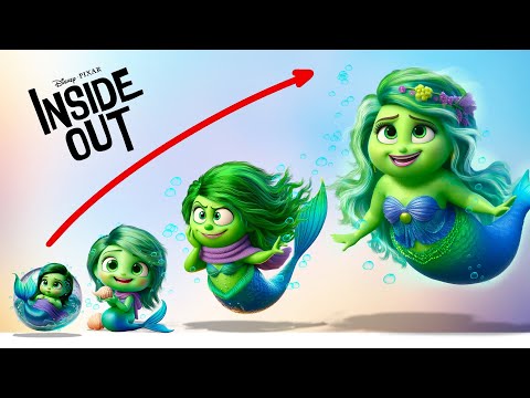 Inside out 2 Mermaid Growing up compilation | Cartoon Wow