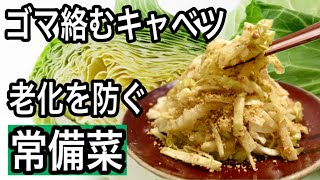 【毎日でも食べたい】ボール1つ♪しっとり絡むゴマとキャベツが絶品！作れば分かる⭐︎これぞ決定版レシピ