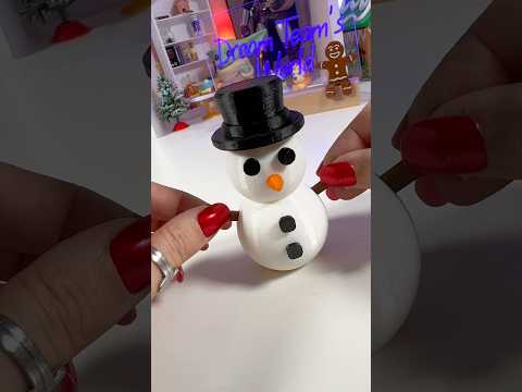 Toy Box 3D Printer Snowman ⛄️ #asmr #toybox #3Dprinter