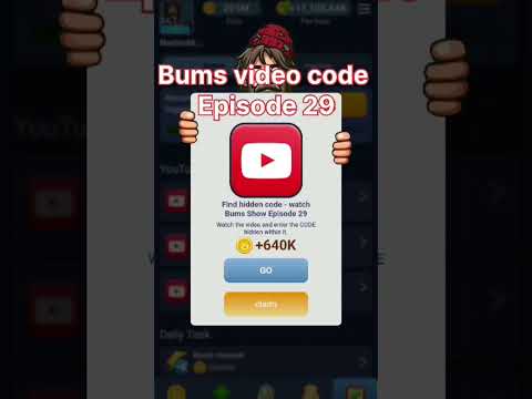 Bums youtube code episode 25| Bums show episode 25 Youtube hidden Video code