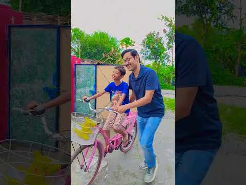 mere papa cycle laye ❤️🚲 #trending #ytshorts #viral #shorts