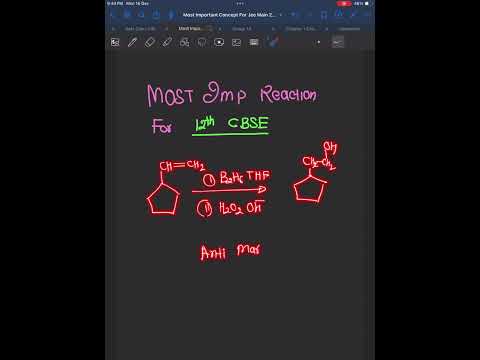 12th cbse most important reaction of alcohol #jee #12cbse #cbseboardexam2025