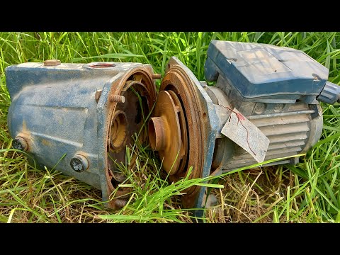 FULL RESTORATION video. Repair 1HP Burned Electric Water Pump