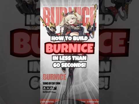 How To Build BURNICE In Under 60 Seconds! | Zenless Zone Zero #shorts